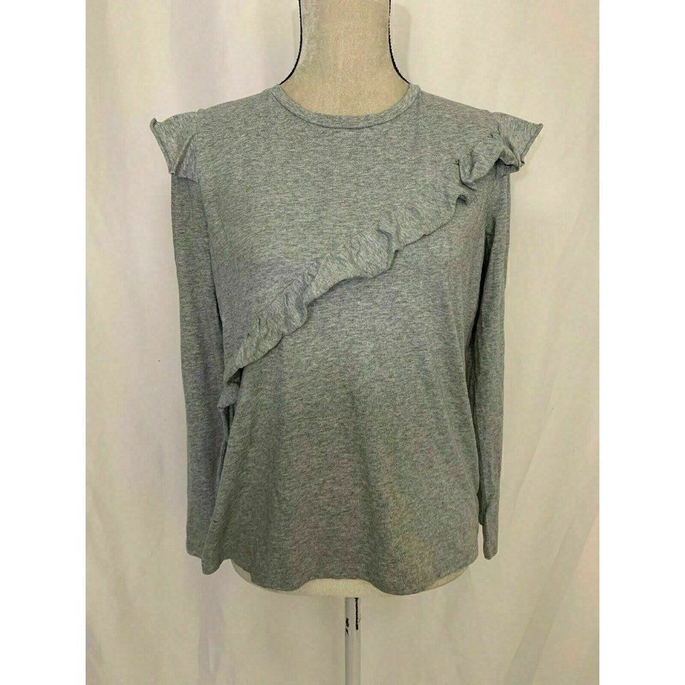 Mustard Seed Long Sleeve Crew Neck t shirt top